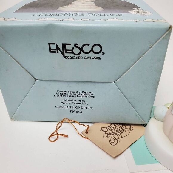 Precious Moments Grandma's Prayer, 1986 Members Only figurine Olive Branch - Picture 3 of 8